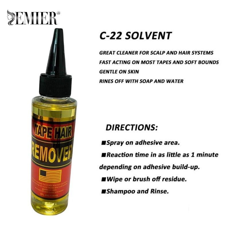 C-22 Solvente Walker Tape Rimozione Del Nastro Adesivo Per L'Estensione Dei Capelli Parrucca Parrucchino System & Walker Tape Ultra Hold Lace Front Wi