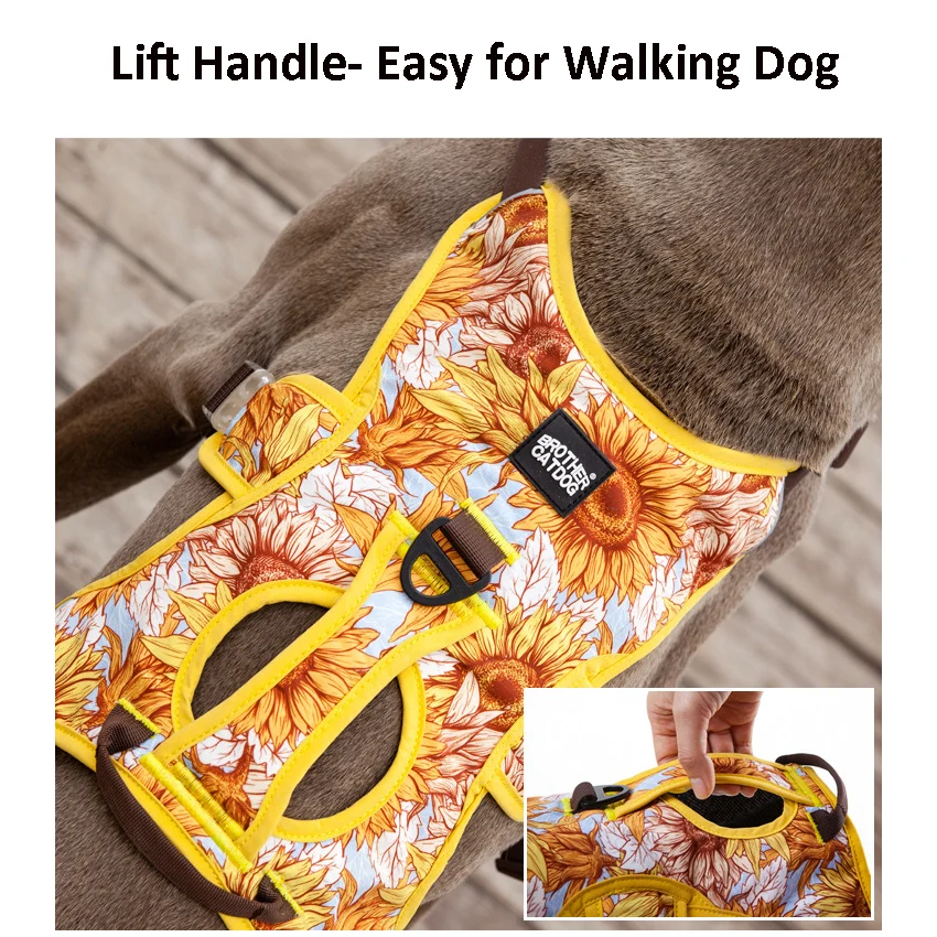 dog harness floral