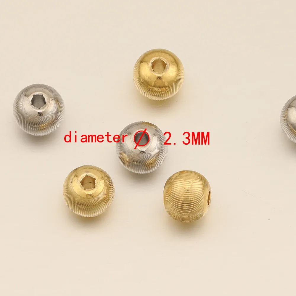 Cordial Design 100Pcs 9*9MM DIY Accessories/Copper Metal Bead/Jewelry Findings & Components/Hand Made/Round Shape/Spacer Beads - cordial