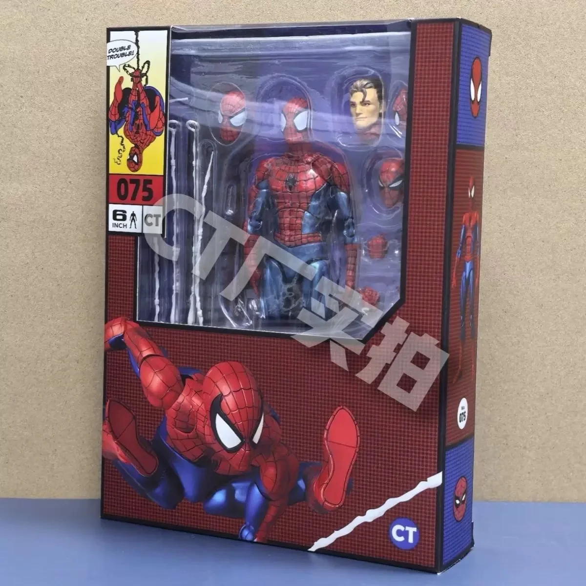 新品未開封　Spider-Man Man-Spider フィギュア Spider-man MAFEX 075 PVC Action Figure - High Quality Toy