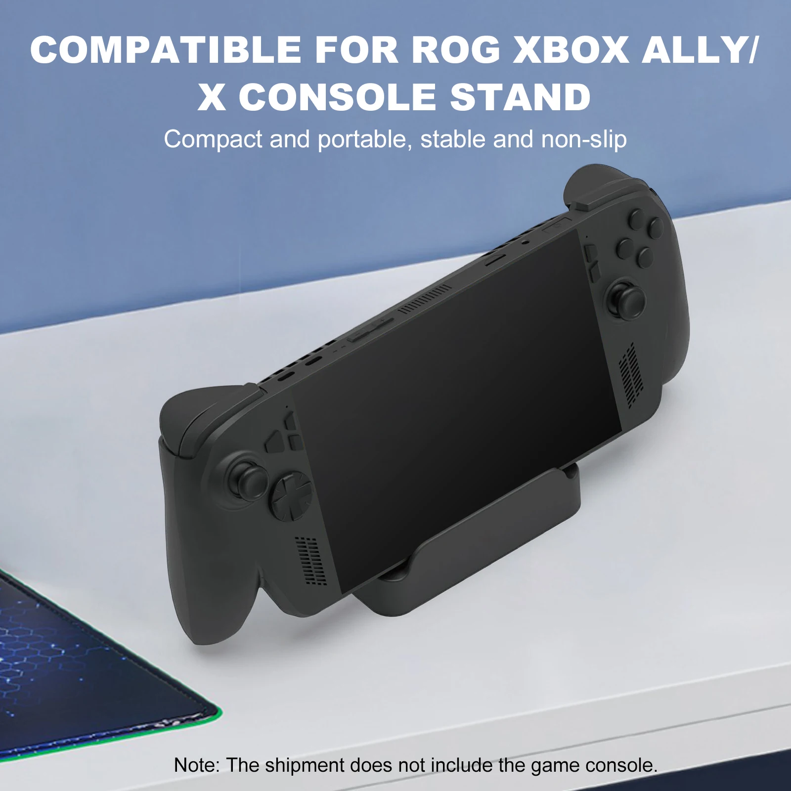 미끄럼 방지 실리콘 패드가 있는 데스크탑 휴대용 게임 콘솔 홀더 ROG Xbox Ally/X 휴대용 액세서리용 Miimall 스탠드
