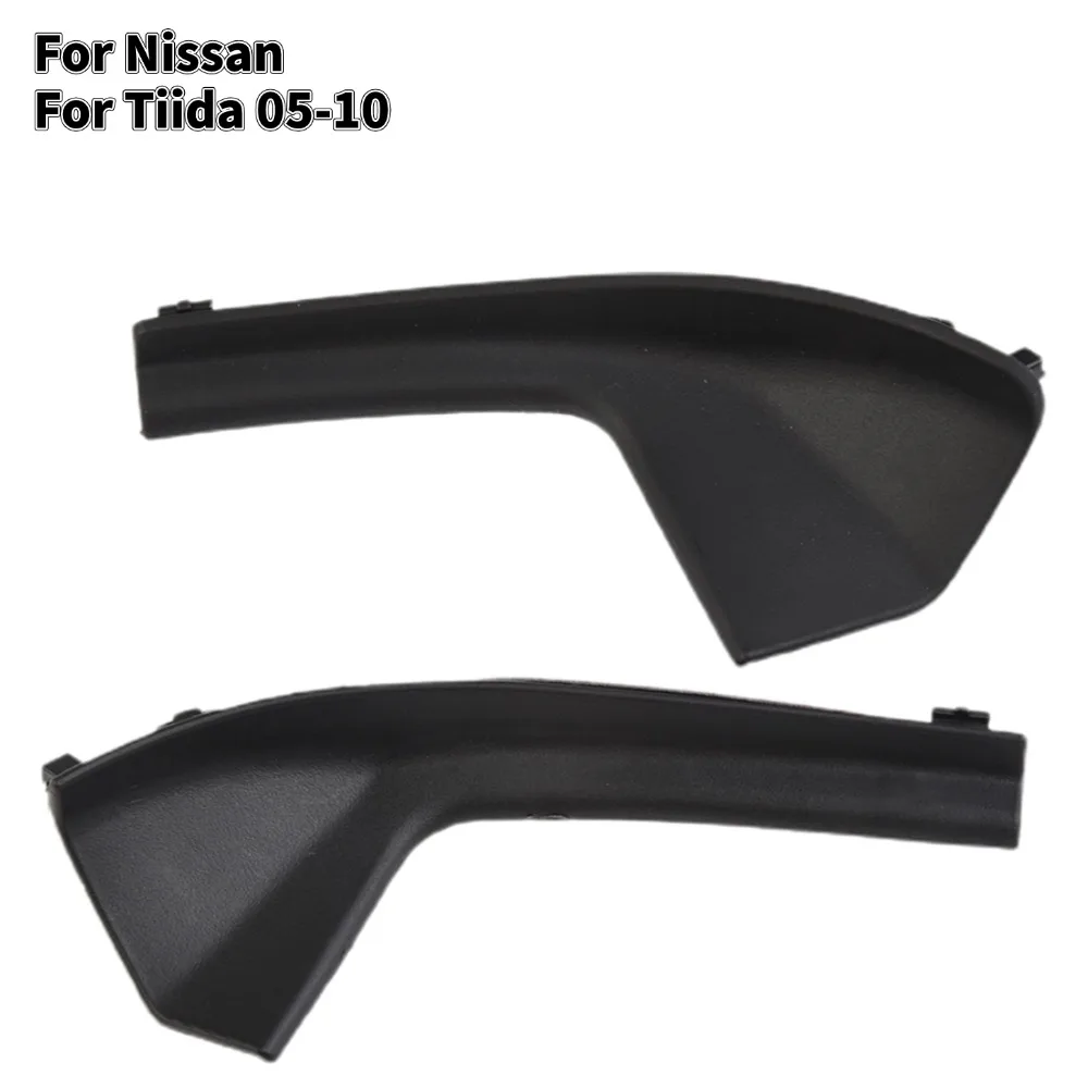 Car Front Side Windshield Cowl Grille Outer Cover Extension Trim 2Pcs windshield cowl grille cover For Nissan Tiida 05-10