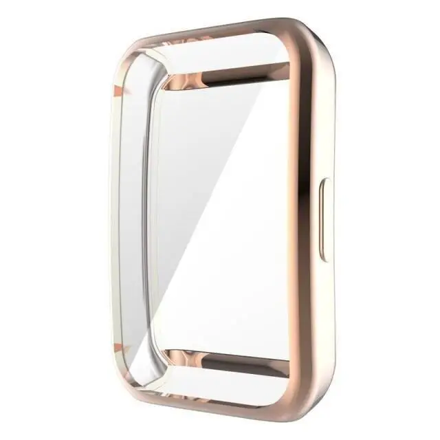 Premium Soft Silicone Strap with Screen Protector Case