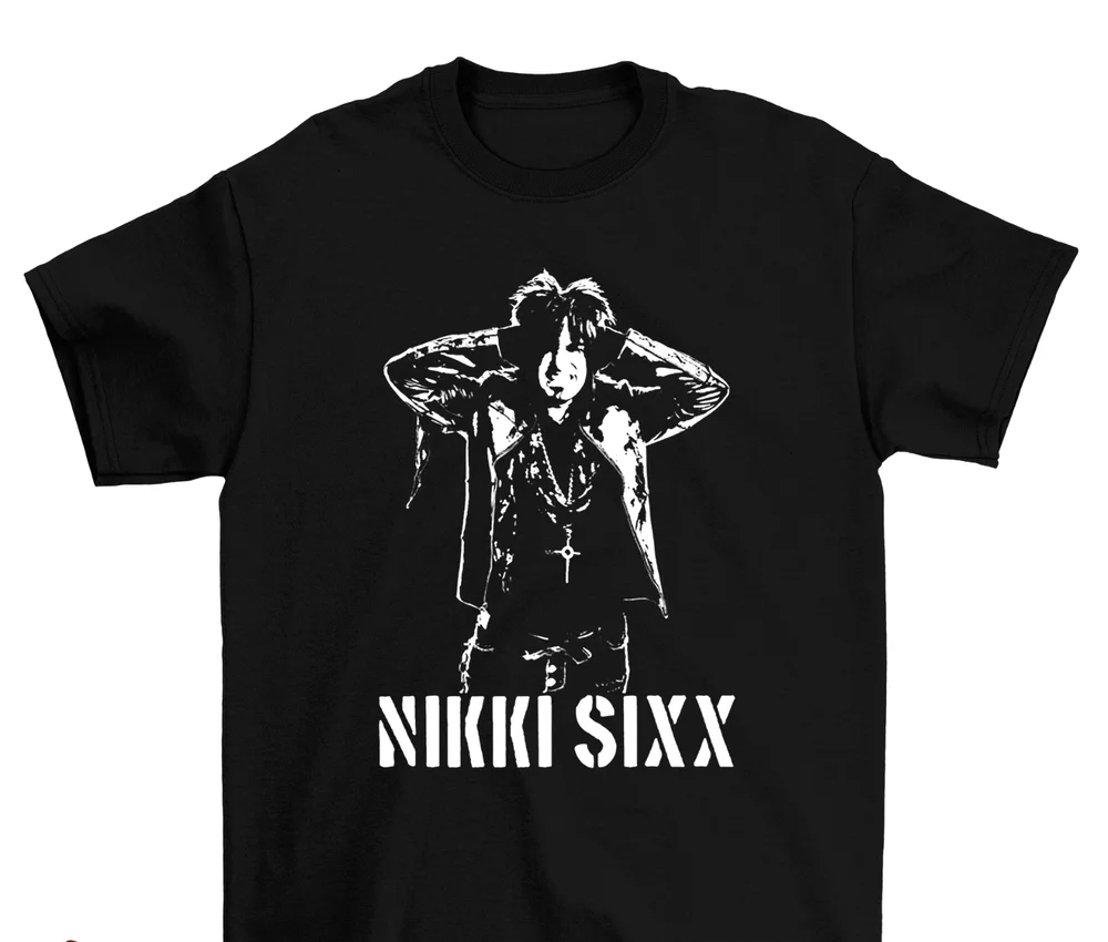 

Rare Nikki Sixx - Cotton Black Unisex S-234Xl T-Shirt Fn1232