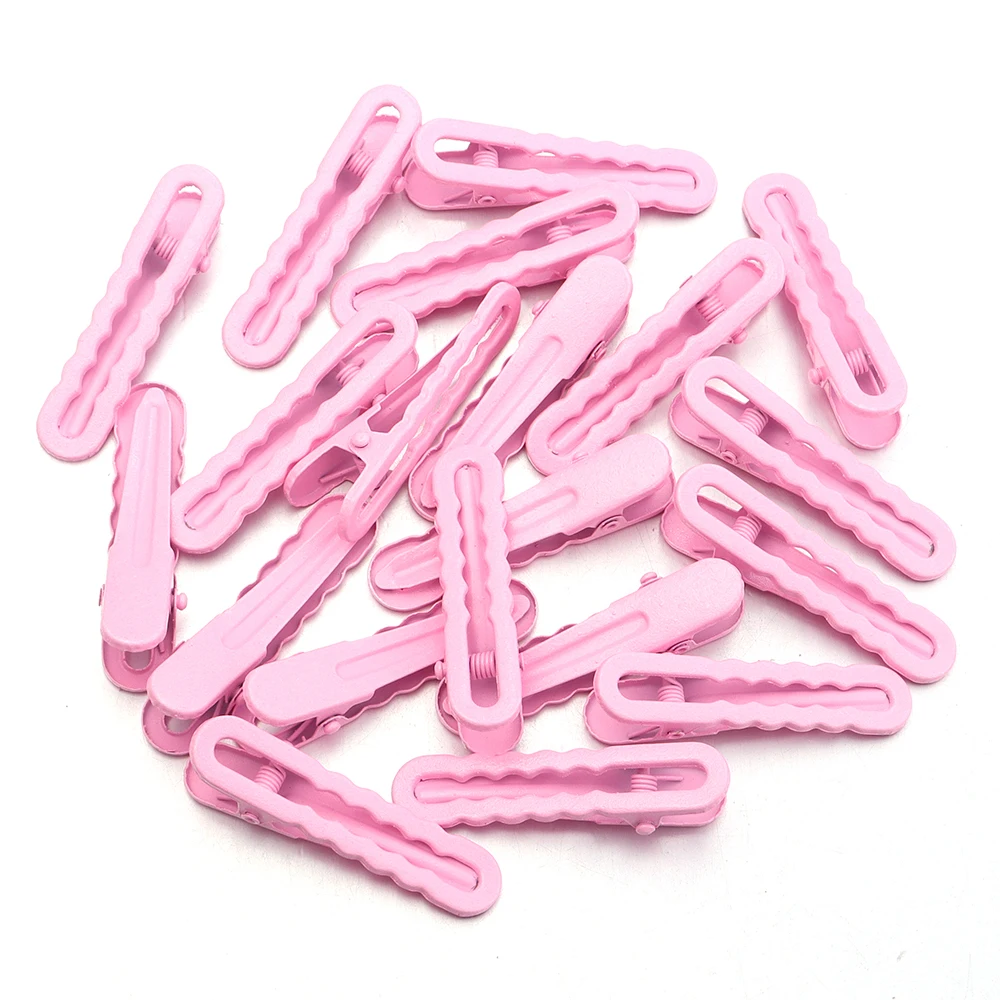 30 stücke Candy Farben Welle Haar Clip Entenschnabel Haar Clip Aushöhlen Barrettes Für DIY Frauen Mädchen Pony Clip Seite scheitel Haar Clip – Detail 5