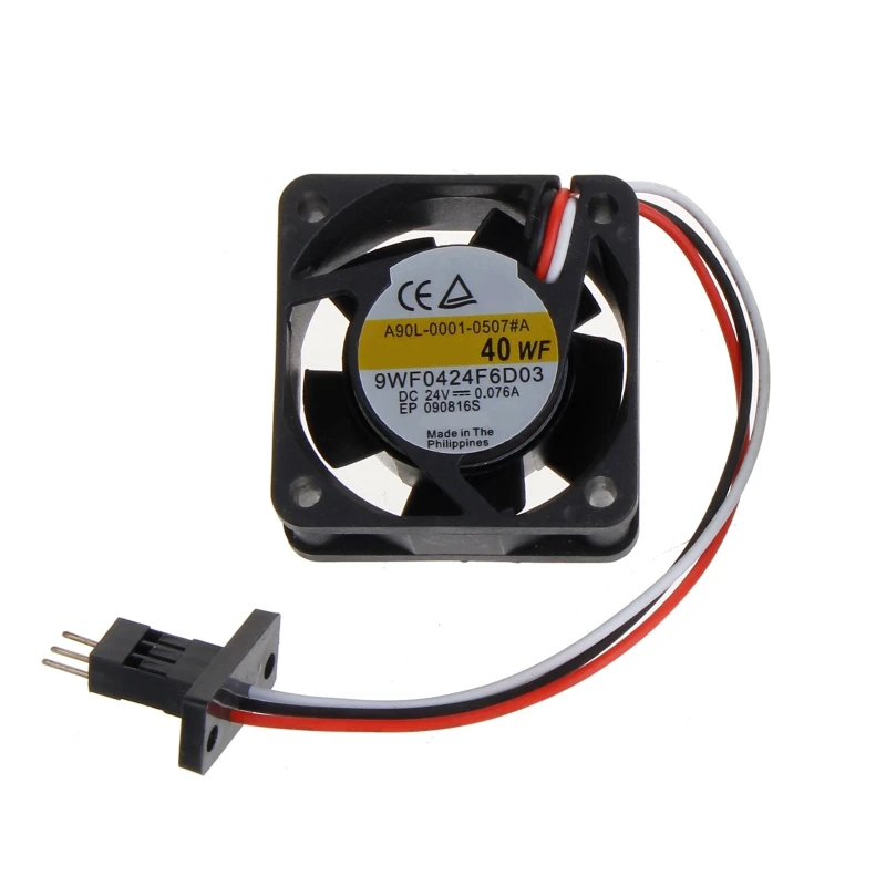 새로운 Fanuc 팬 9WF0424F6D03/04 A90L-0001-0507 A 완전한 브래킷 세트 포함, 24V 0.076A,40x20mm