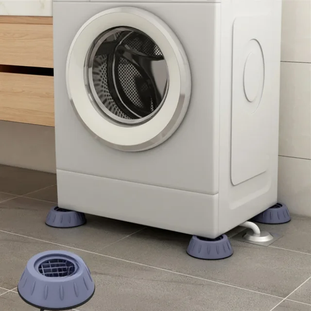 Coussinets de pieds Anti-Vibration, 4 pièces, imperméables, antidérapants, silencieux, tapis élévateur, Machine à laver, Support amortisseurs, meubles 3