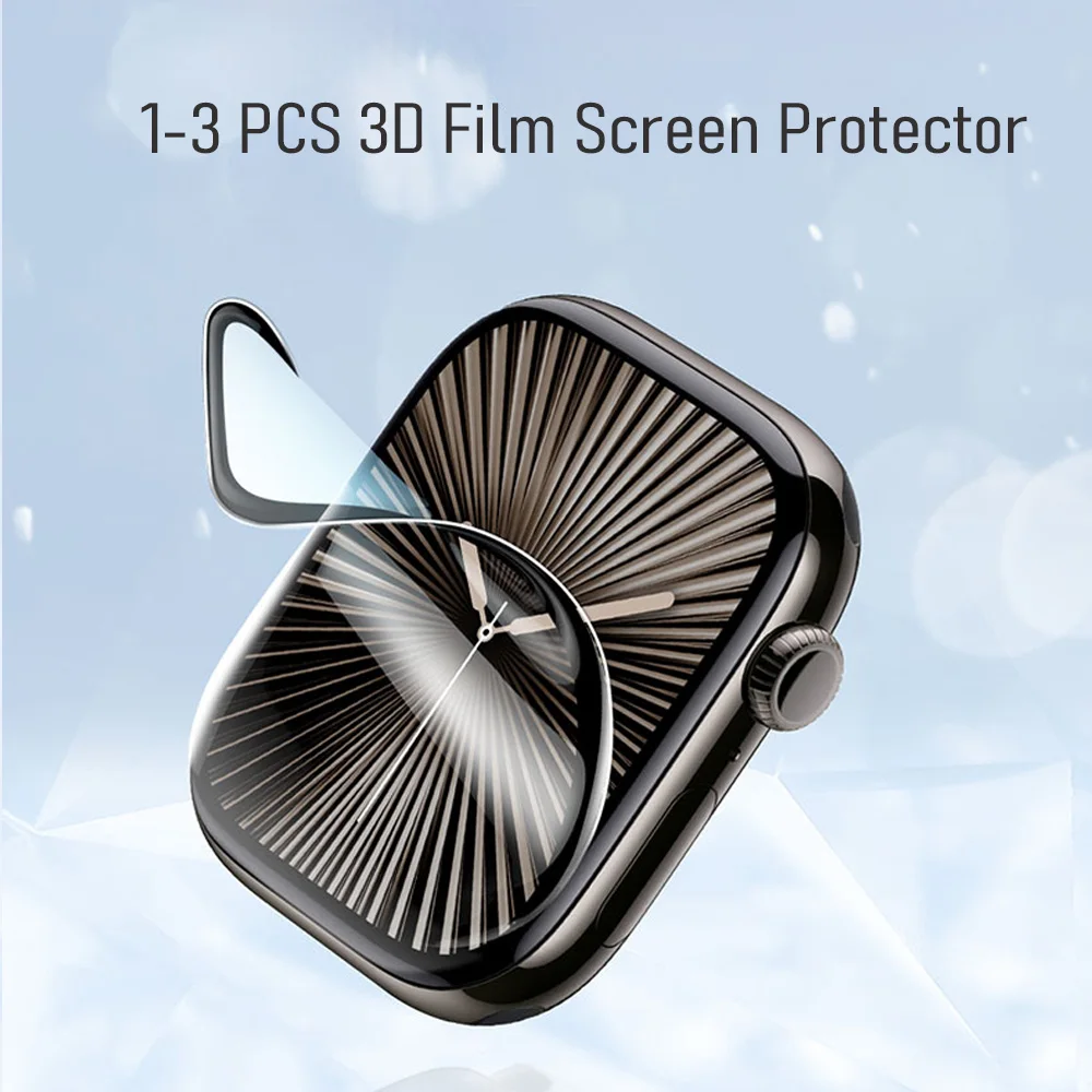 Premium 3D Film Screen Protector for Apple Watch Accessories (Non-Tempered)