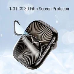 Premium 3D Film Screen Protector for Apple Watch Accessories (Non - Tempered) (41 mm Series 7 - 8 - 9)