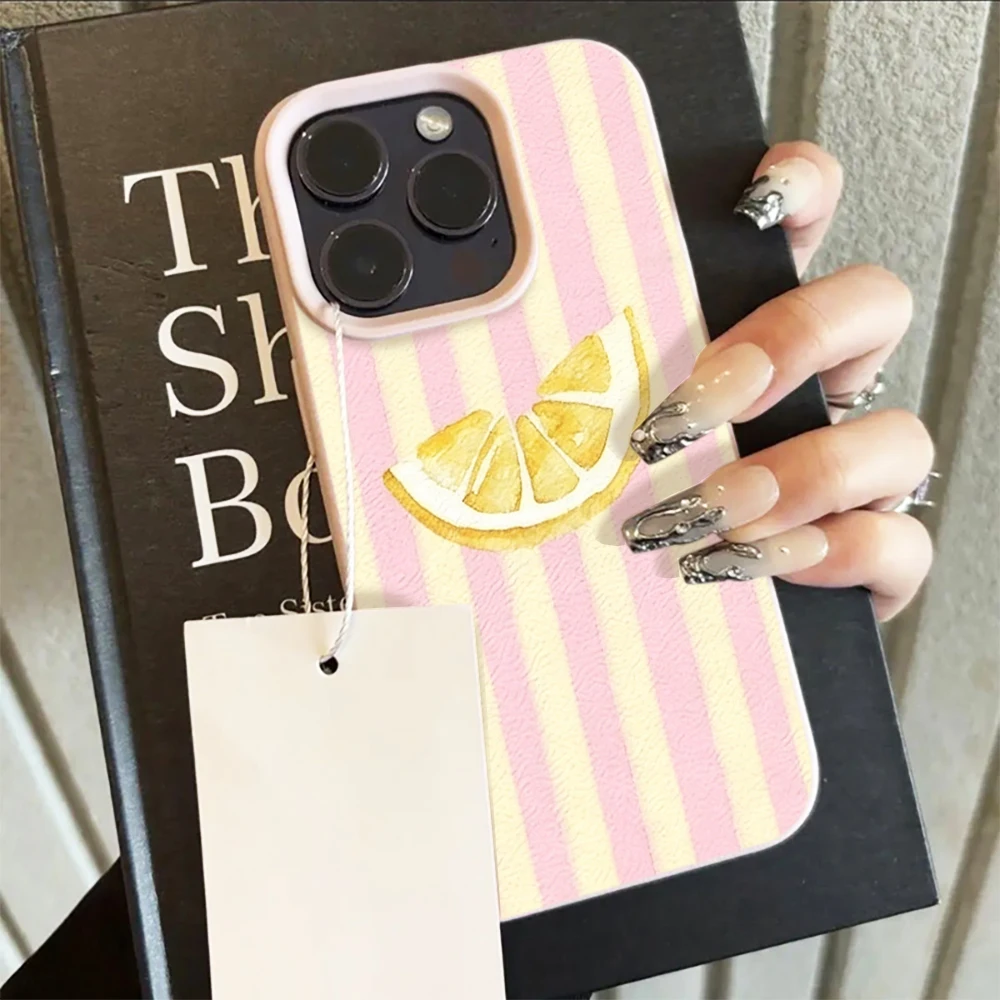 รูปสินค้า เคส iPhone ลายมะนาวสด ใส นิ่ม ไม่เป็นรอย