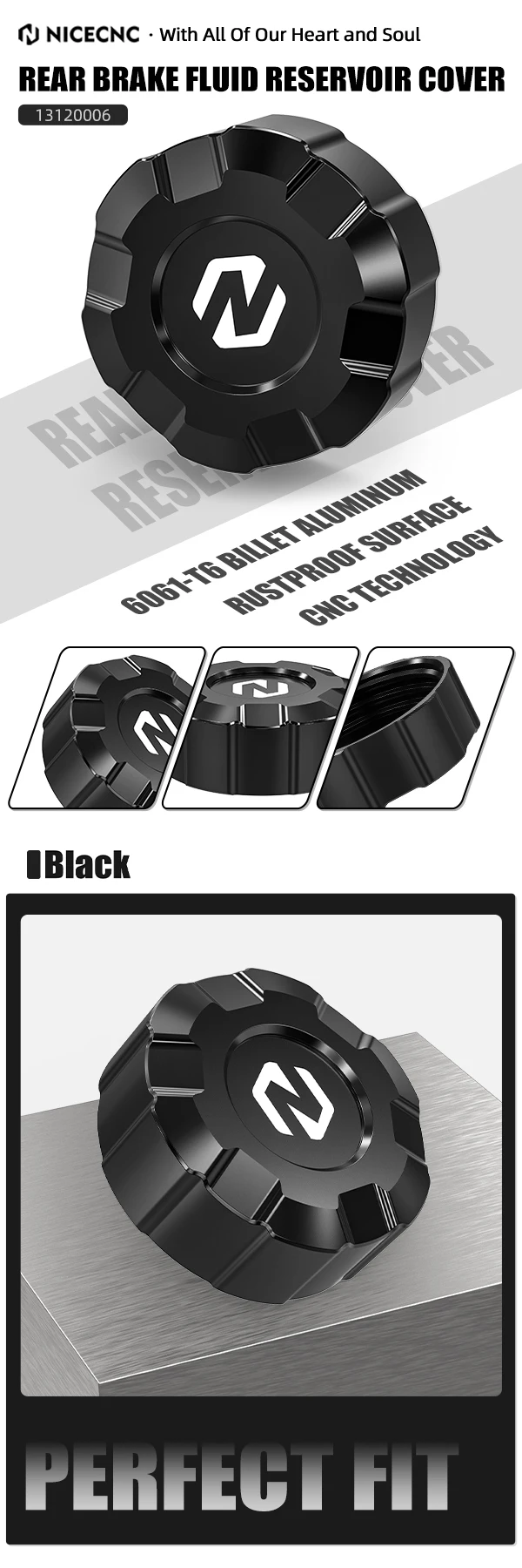 Für BMW 2019-2023 R1250GS/GSA Hintere Bremsflüssigkeitsbehälterkappe BMW R 1250GS R1250GS Adventure R1250 GSA 2019 2020 2021 2022 2023 – Detail 6