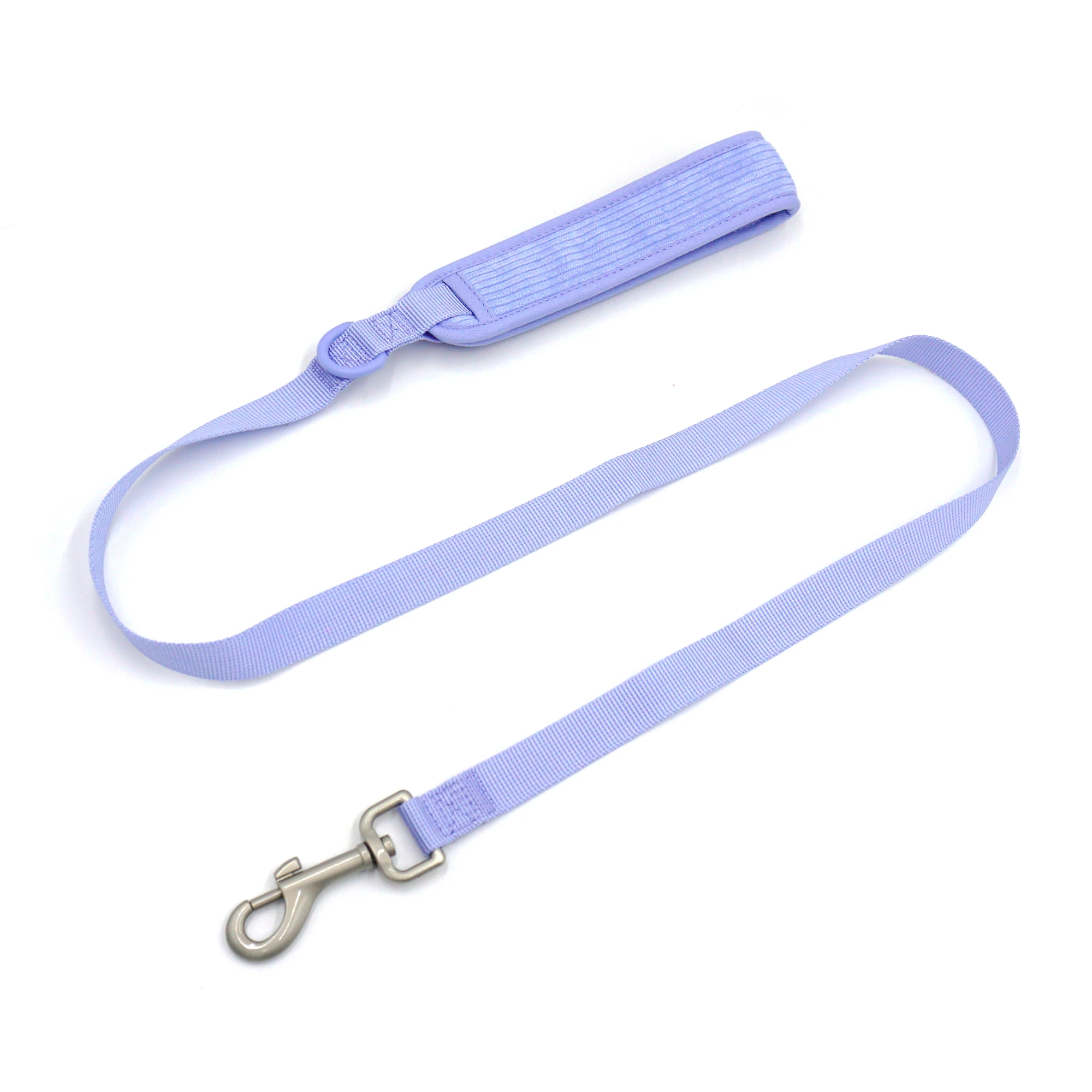 Rts Supplies Stylish Corduroy Padded Dog Harness Leash Pull Dog Pet Adjustable Collar Rope Walking Leash Designer Pet Collar