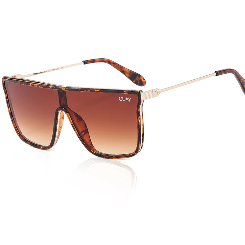 Fashion Square Sunglasses Women Quay Brand Design Flat Top Sun Glasses for Women Classic Nightfall Remixed Ladies Shades UV400 6