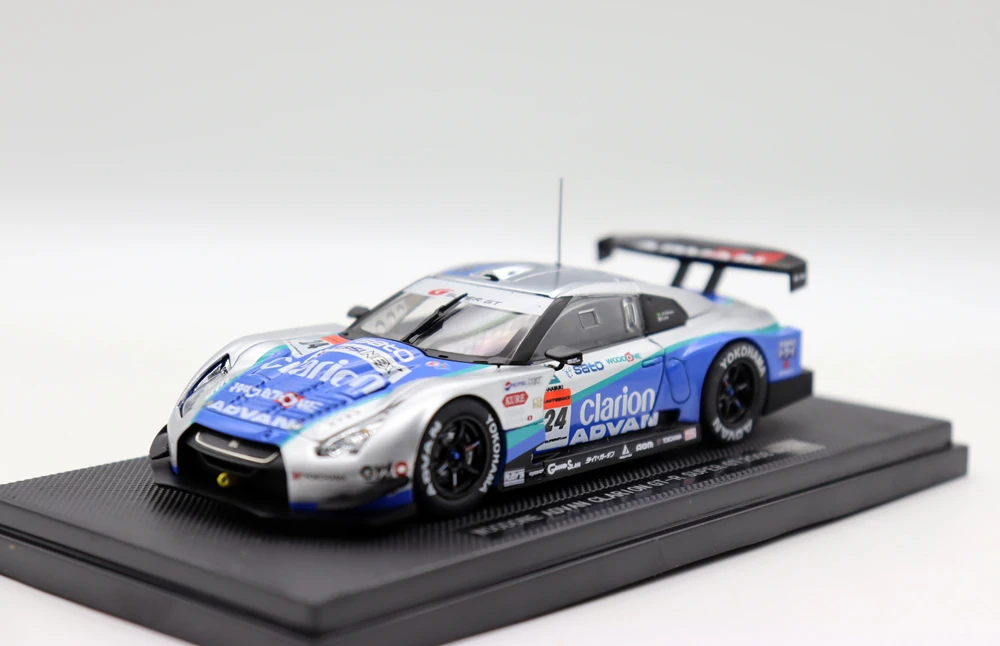 

Ebbro масштаб 1/43 Woodone Advan Clarion GT-R Super GT 2008 No.24 литые игрушки из сплава гоночный автомобиль модель для коллекции