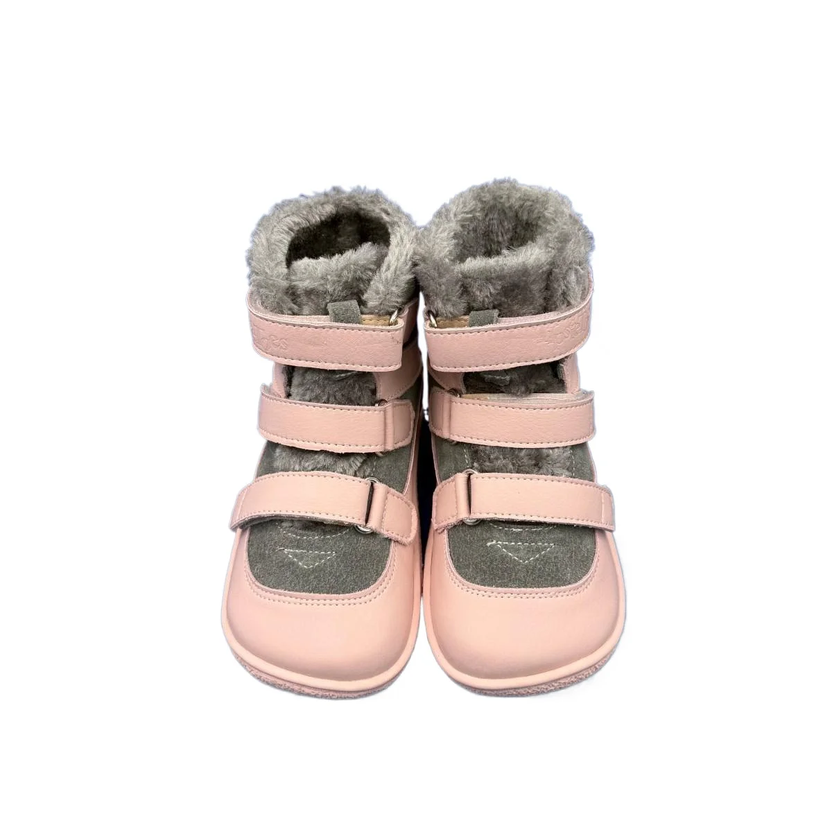 TipsieToes Genuine Leather Kids' Winter Snow Boots with Fur Lining