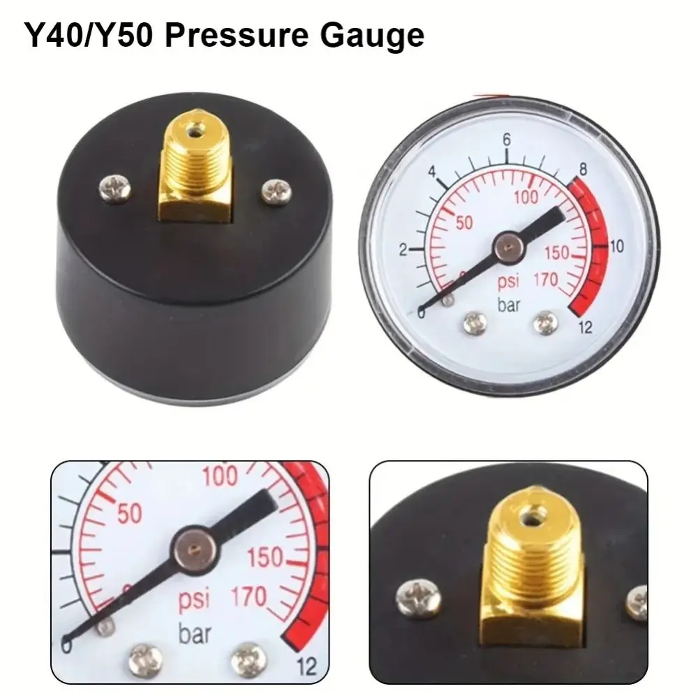 Plastic Iron Pressure Gauge Meter Valve Control Air Compressor Regulator
