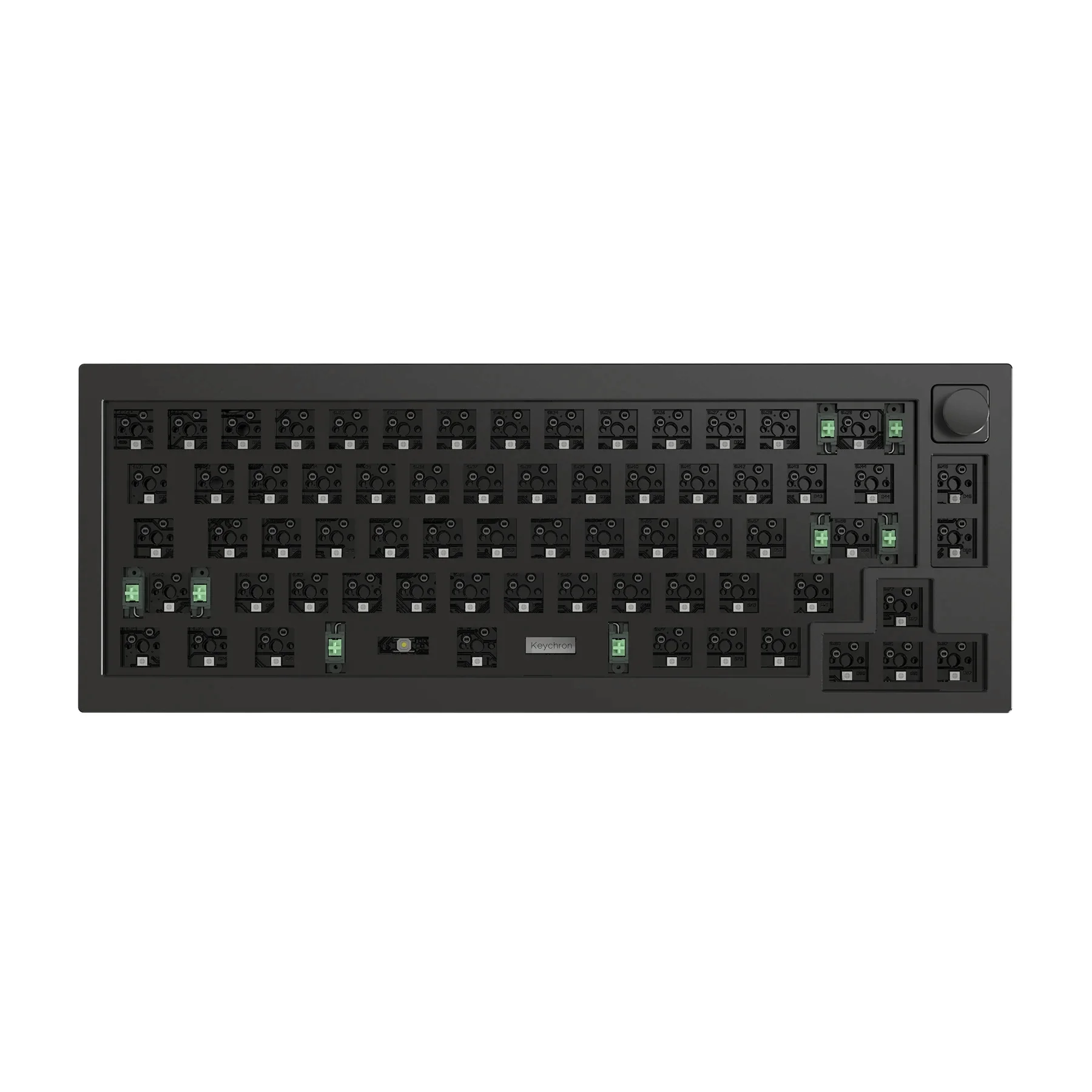 Keychron Q2ベアボーンノブqmkカスタム機械式コンパクト65% レイアウト 