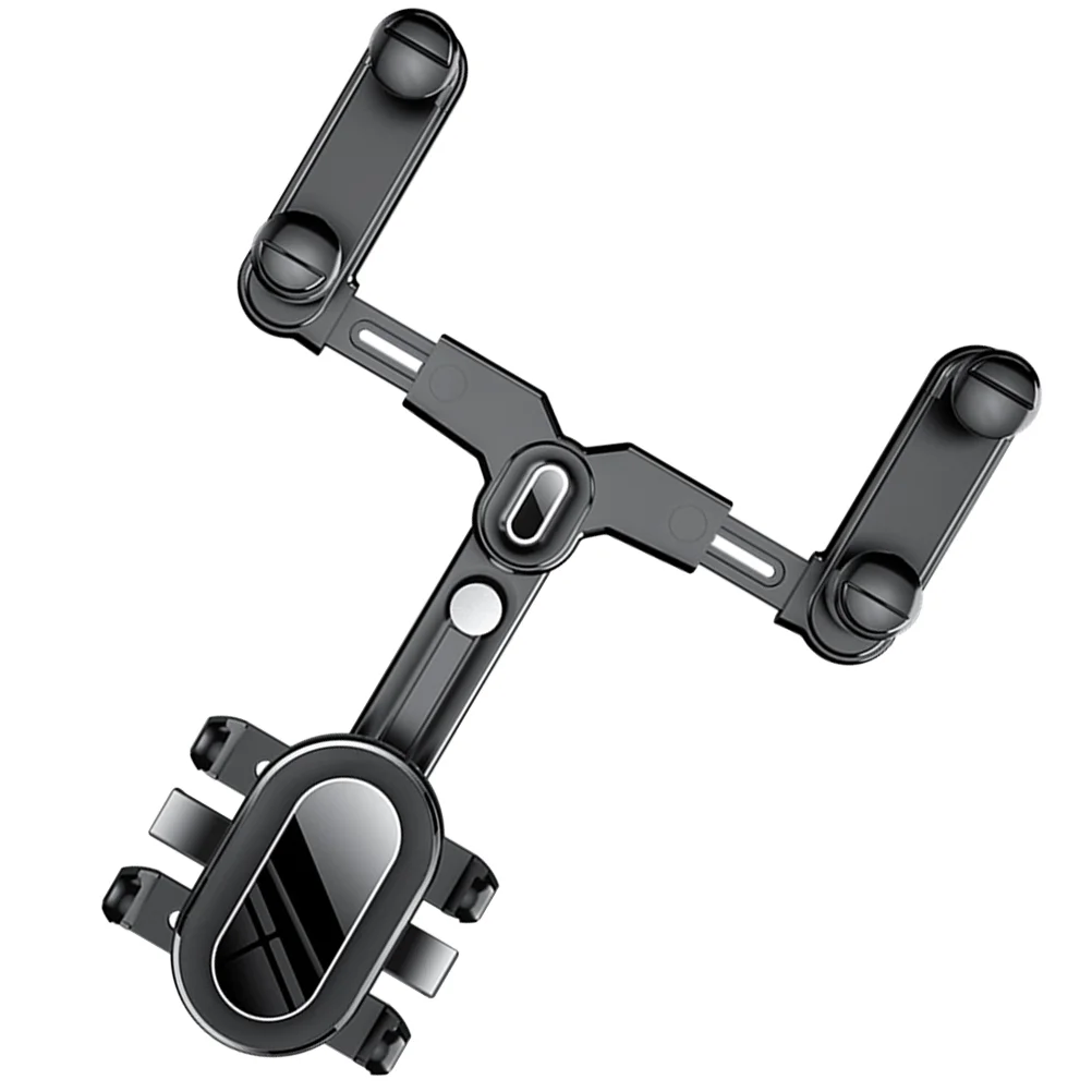 

Mirror Bracket Cell Phone Car Mount Holder Rear View Automobile Accessories Abs Rotatable and Retractable