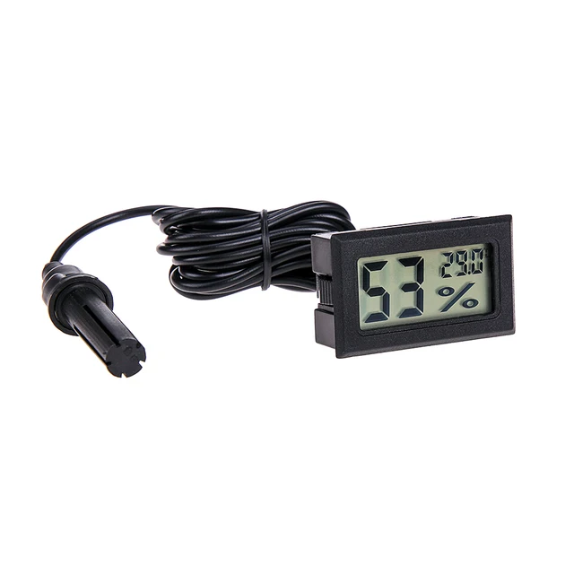 - 50-70 ℃ Mini Lcd Digitális Hőmérő, Amelyet Fagyasztó Hőmérsékletű Hűtőszekrény-Hőmérő Beltéri És Kültéri Vízálló Szondához - Image 3