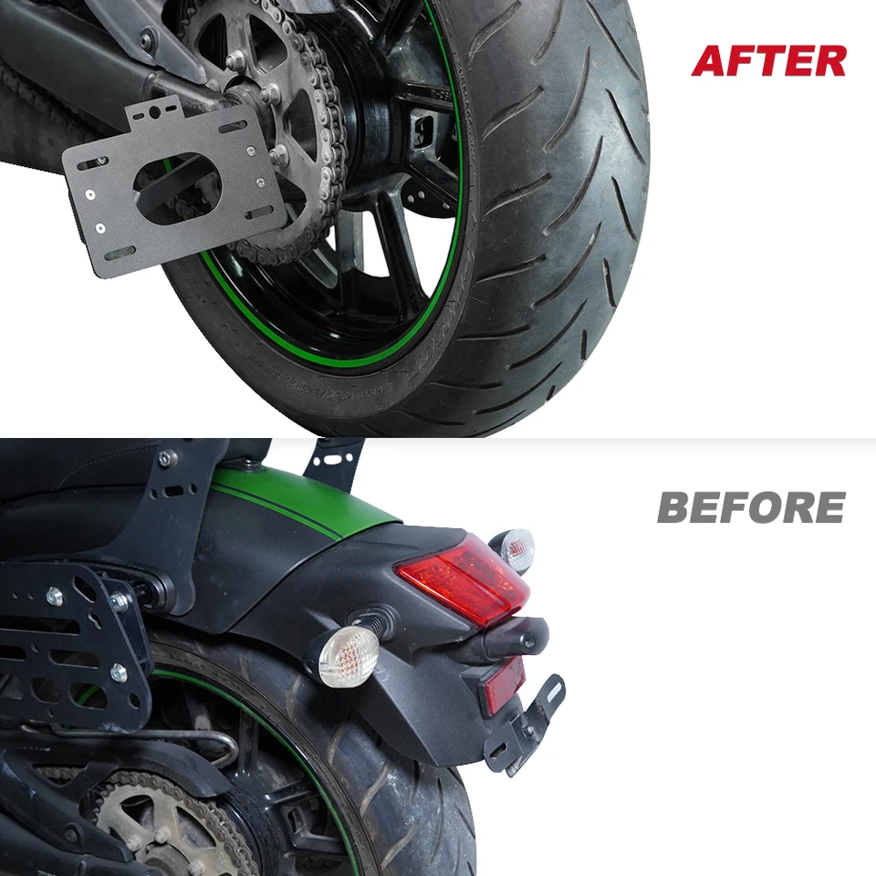 調整可能なオートバイライセンスレイトブラケット オートバイテール