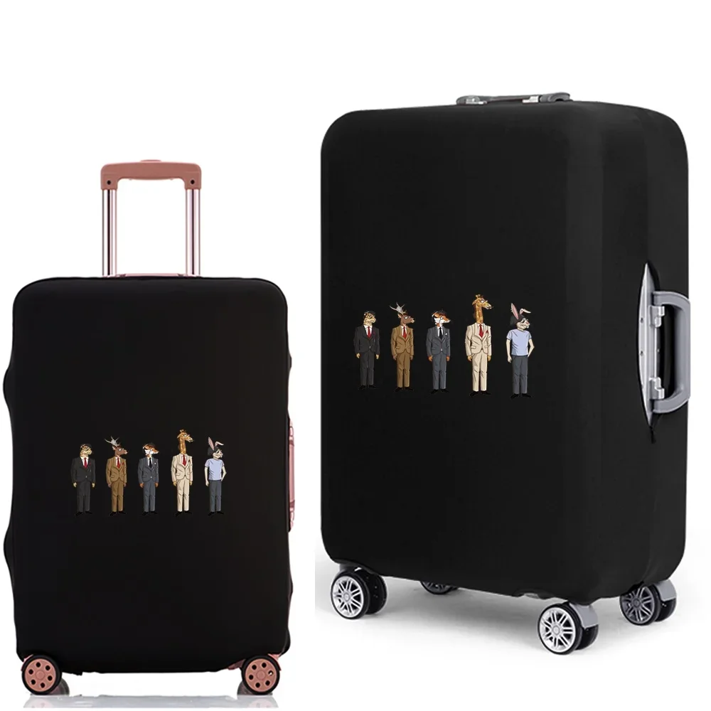 Luggage Protective Cover Thicken Elastic Luggage Dust Case Bag for 18"-28" Travel Suitcases Cartoon Print Travel Accessories