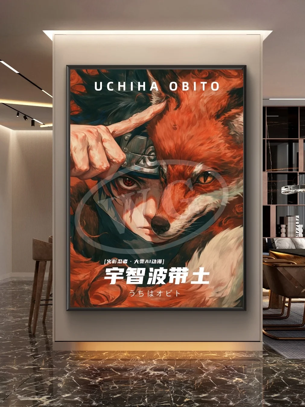 Naruto HD Anime Character Canvas Art for Modern Home Decor Aesthetic Gift