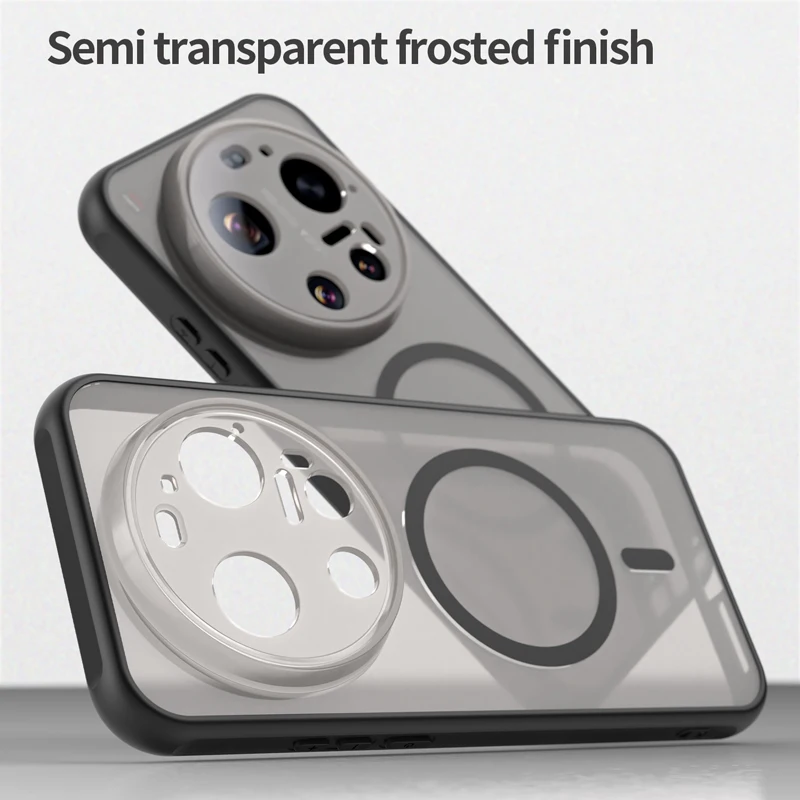 Enhanced Semi-Transparent Frosted Matte Case - Anti-Fingerprint Translucent Cover