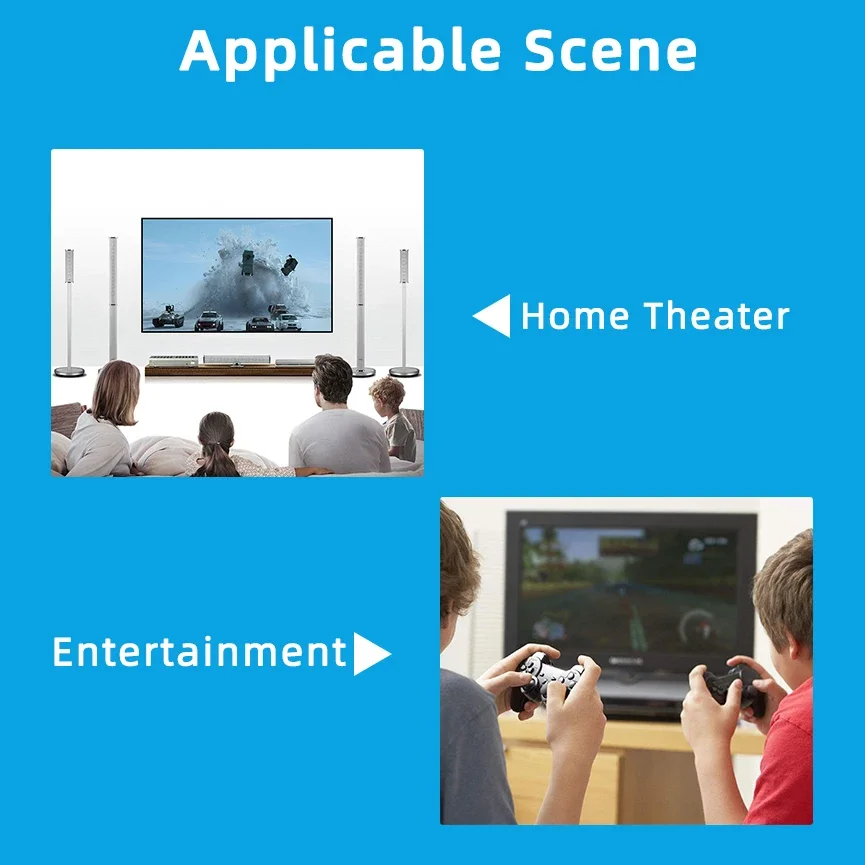 HDMI ARC-3.5mm 오디오 컨버터 DAC 추출기 4K SPDIF 동축 스테레오 L/R 디지털-아날로그 변환기 TV 홈시어터용