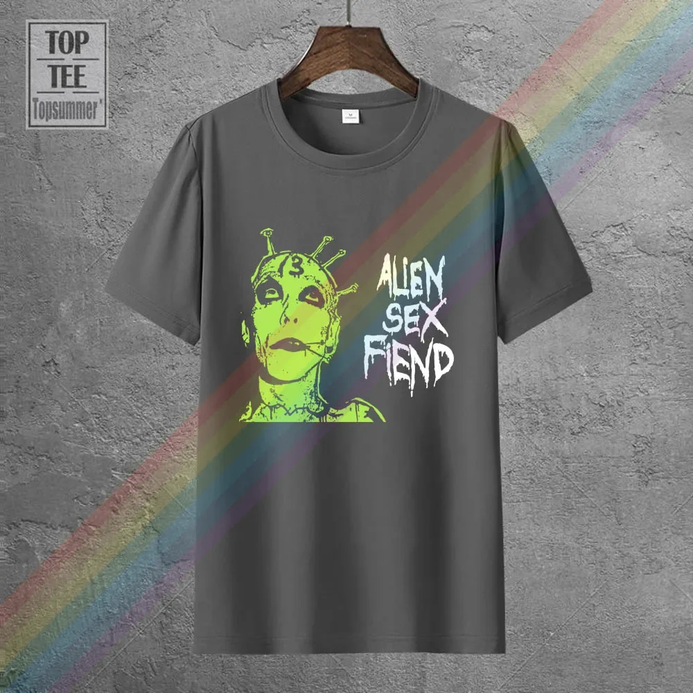 Alien Sex Fiend camiseta gótica Rock Nik Fiend Mrs Fiend S M L  