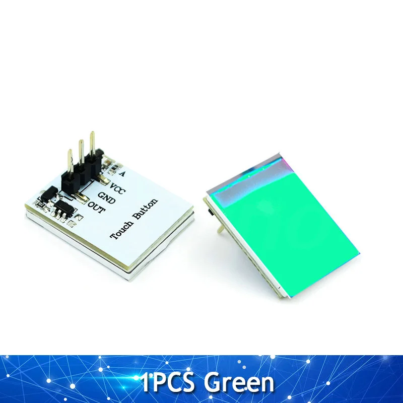 Kapazitiver Sensor Mülleimer Schalter HTTM LED-Taste Grün Blau Modul Gelb RGB Mehrfarbdisplay DIY Elektronisch Rot Ac Bafang – Detail 3