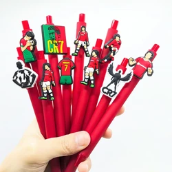 Set of 10 Red Series Football - Themed Ballpoint Pens - Perfect Gift (10pcs)