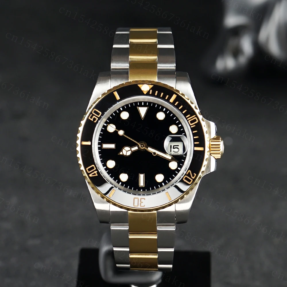 2022 Fashion New 40mm Men's Leisure Sports Sapphire Mirror Stainless Steel Material Waterproof Automatic Mechanical Watch