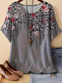 Floral Oversized Tee 1