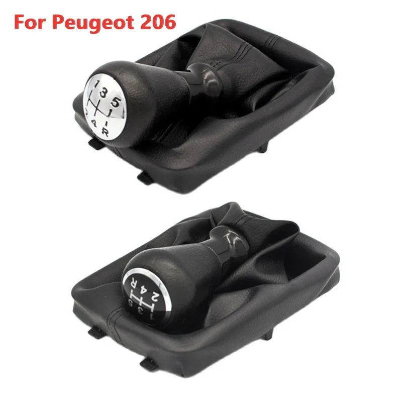 Car Gear Shift Knob Peugeot 206 406 Boot Dust Boot Cover Gaiter Collors 5 Speed Accessory car gear shift knob