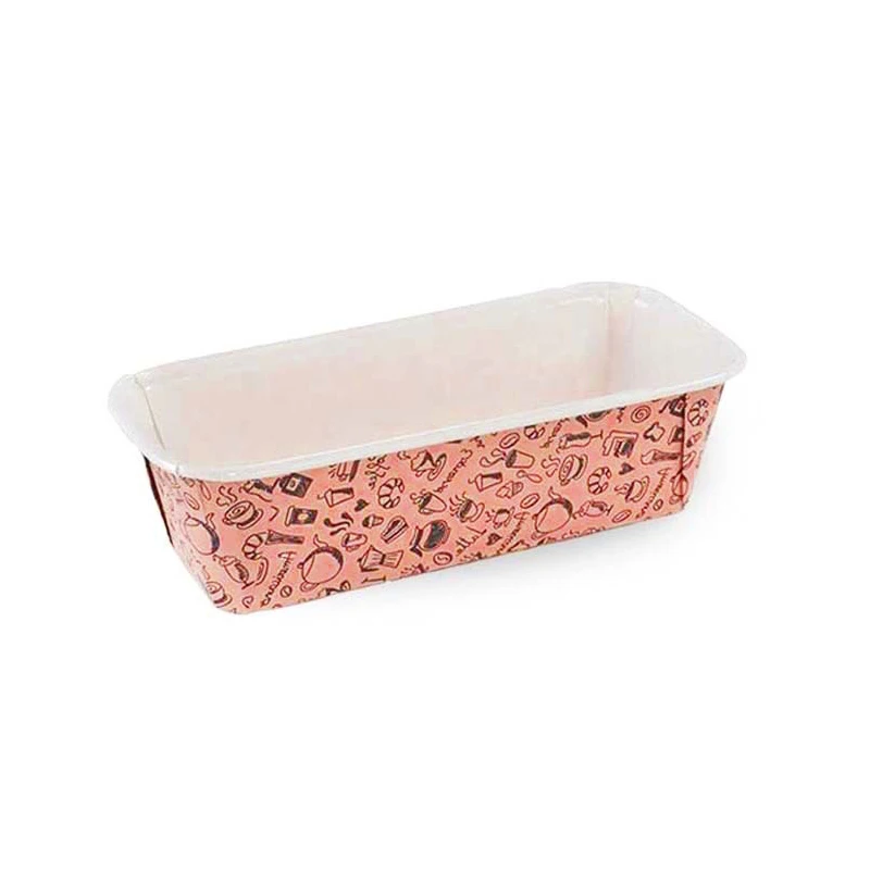 50pcs Baking Pans Paper Pan Loaf Bread Mold Toast Disposable Cakes Bakery  Pastry Food Containers Kitchen Baking Tools