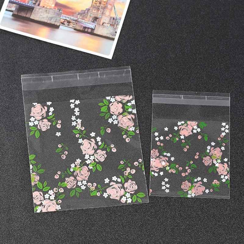 

Transparent Fresh Cranberry Self-sealing Bag Small Gift Food Packaging Bags for Wedding Party Mini Flower Bags10Pcs/Pack