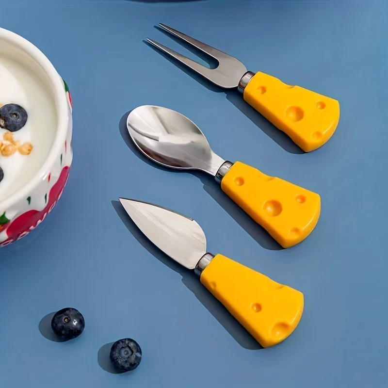 Cheese Knife Set Fruit Fork Tableware Cake Dessert Fork Kitchen Utensils Sets