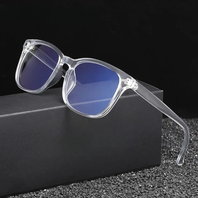 Lunettes anti-lumière bleue classiques carrées pour hommes et femmes, tendance, adaptées à un usage quotidien 1