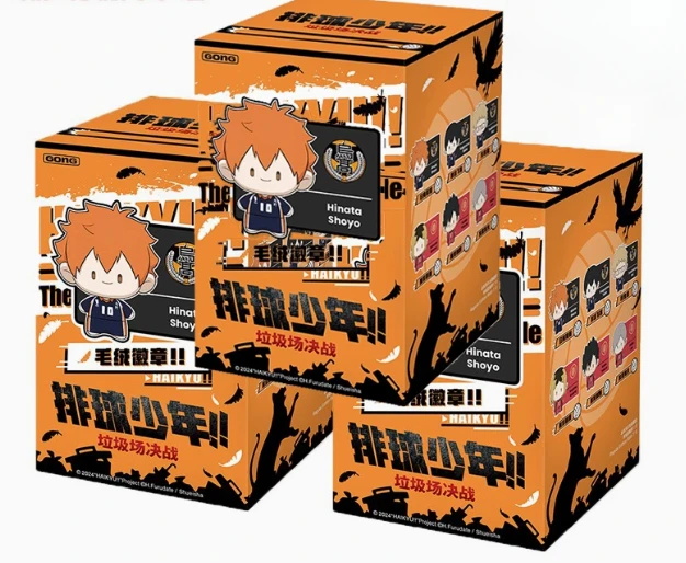 POP MART Haikyuu!! Shoyo Hinata Cosplay Stuffed Badge Collection Blind Box Resonance Volleyball Model Toy Christmas Gift