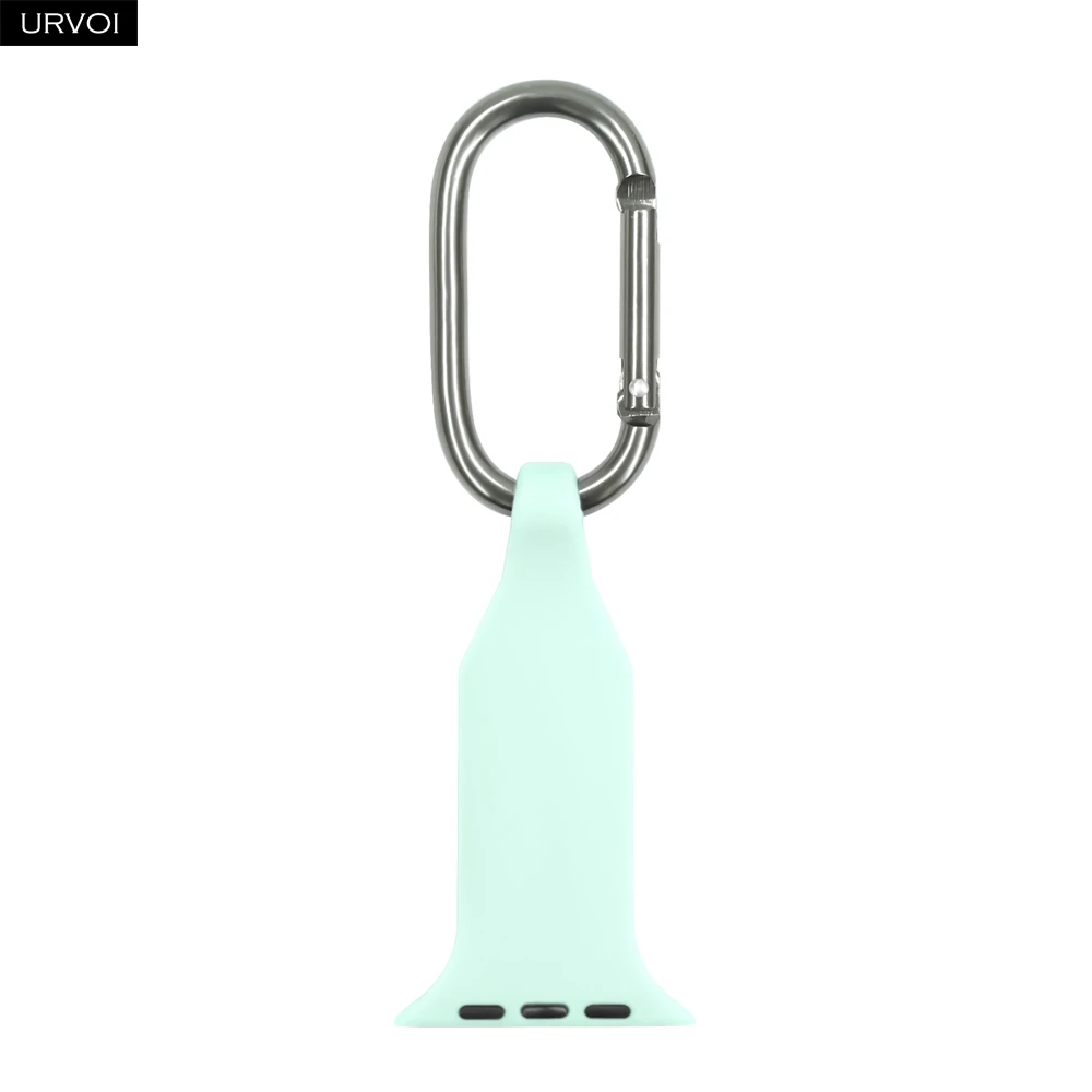 Silicone Sport Watch Band with Metal Hanger