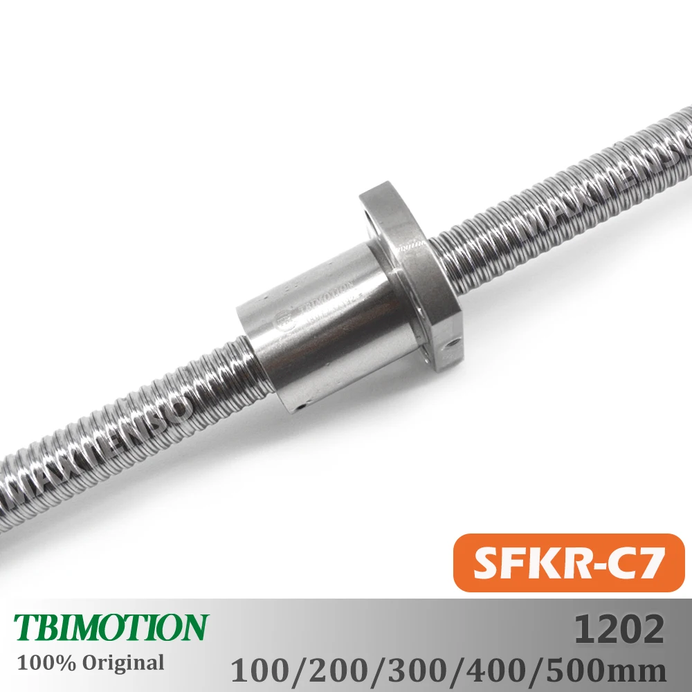 

TBI SFKR1202 Taiwan C7 Ball Screw R12 Lead 2mm High Precision Mini Ballnut CNC Premium Parts Miniature 3d Printer Parts CNC