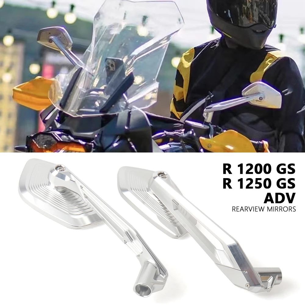 

Universial For BMW F750GS F850GS R1250GS R1200GS LC Adventure C400X C400GT S1000R Motorcycle Rearview Mirrors Side Mirror Kit