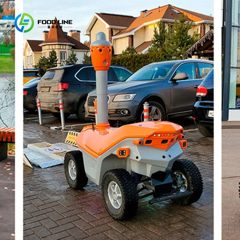 Robot di pattuglia di sicurezza autonomo personalizzato: sistema di sorveglianza e avviso alimentato da AI per zone industriali/commerciali - immagine 6