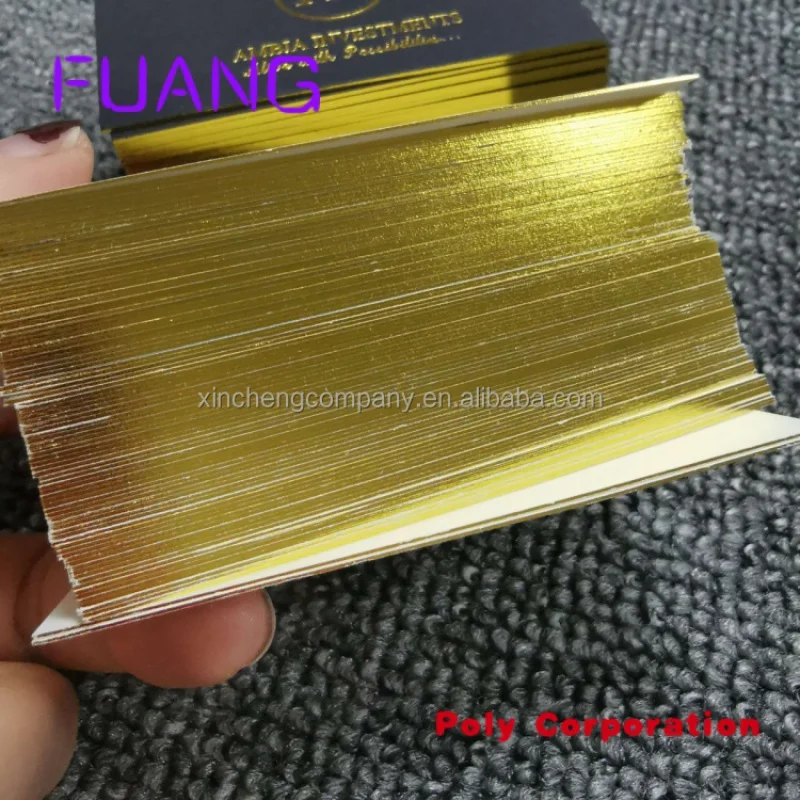 Custom  Custom Luxury Rose Gold Foil Stamping Black card Paper Printing Business Cards with Rose Gold Edges custom wholesale cheap fast production customized coated paper printing gold foil logo paper business thank you card