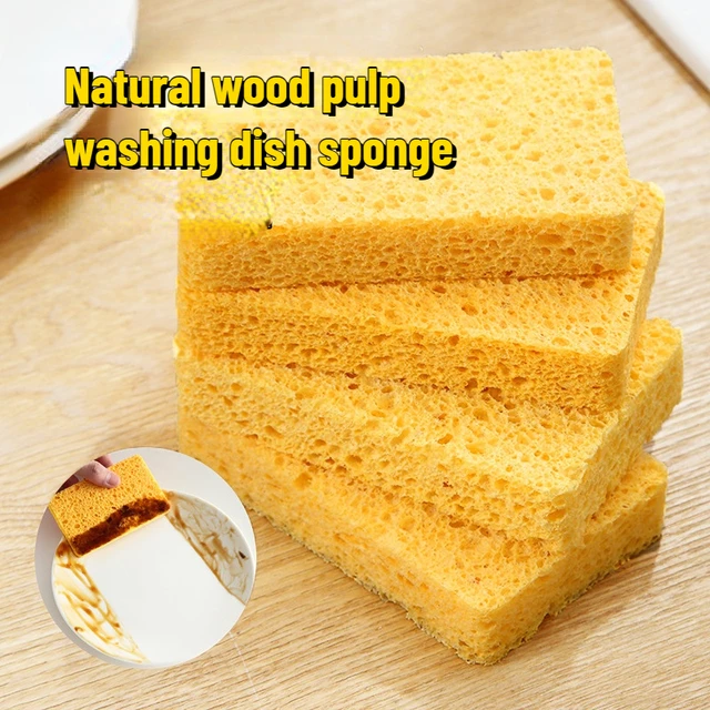 2Pcs Dish Sponge Christmas Themed Kitchen Cleaning Scrub Sponges Dishes  Washing Cleaning Tool - AliExpress