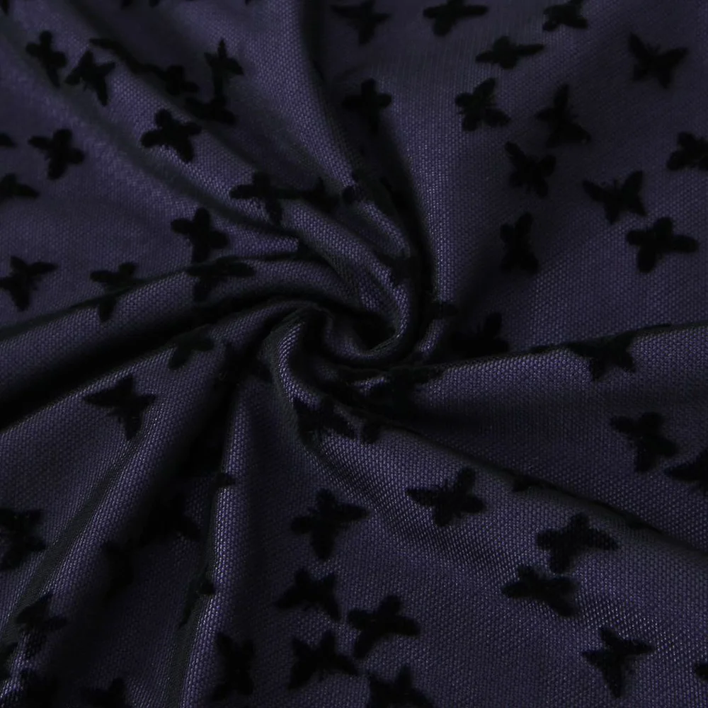 Women's Plus Size French Style High Waist Bodycon Mermaid Skirt Premium Butterfly Mesh Elegant Slim Sexy Summer