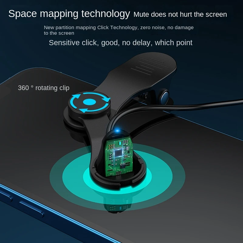 (NEW) App Control Bluetooth Mobile Phone Screen Auto Clicker Simulation Finger Clicker Screen Auto Clicker Presser