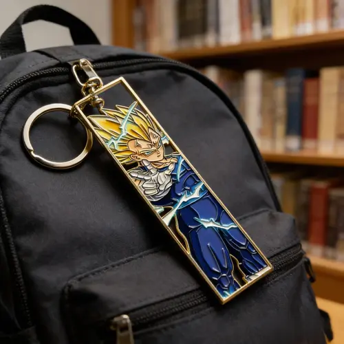 Anime Metal Hollow Out Keychains Bookmark Cute Jet Manga Fashion Bag Key Tag Jewelry Accessory Key Ring Holder Gift Anime - Image 4