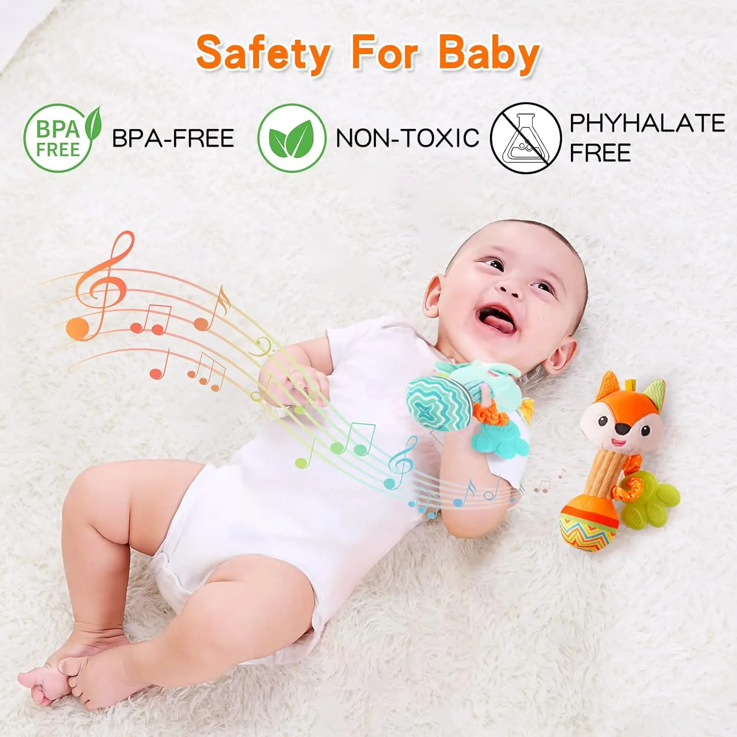 Baby Rattle Teething Toy 2