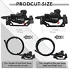 BUCKLOS Bicycle Hydraulic Oil Disc Brake Set E-Bike Scooter Mtb Folding Bike Power-off Brakes 2 Piston Caliper Brake Parts 4